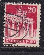 1889 – Geallieerde Bezetting Amerikaans-Engelse Zone michel, Verzenden, Overige periodes, Gestempeld