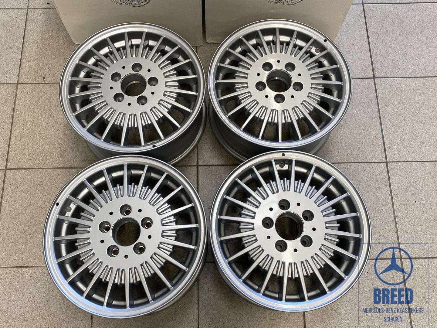 UNIEK NOS set van 4 speedline velgen Mercedes-Benz W201, Ophalen, 15 inch, Velg(en), -