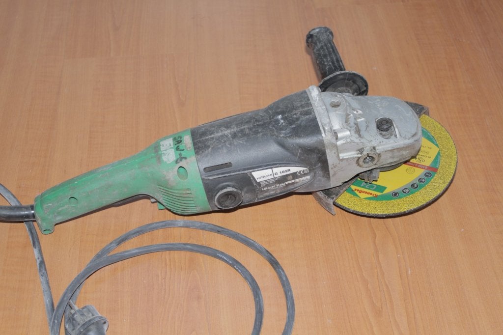 Hitachi G18SR slijptol, Doe-het-zelf en Verbouw, Gereedschap | Slijpmachines, Ophalen, Gebruikt, 1000 watt of meer, Haakse handslijpmachine