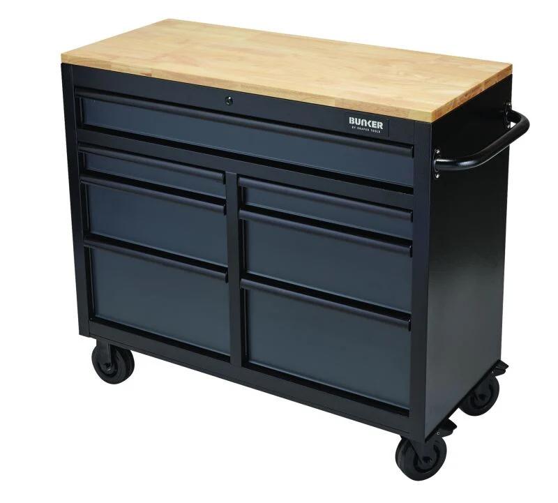 BUNKER Gereedschapswagen/Werkbank, 104cm, Grijs / Nieuw, Ophalen, Nieuw
