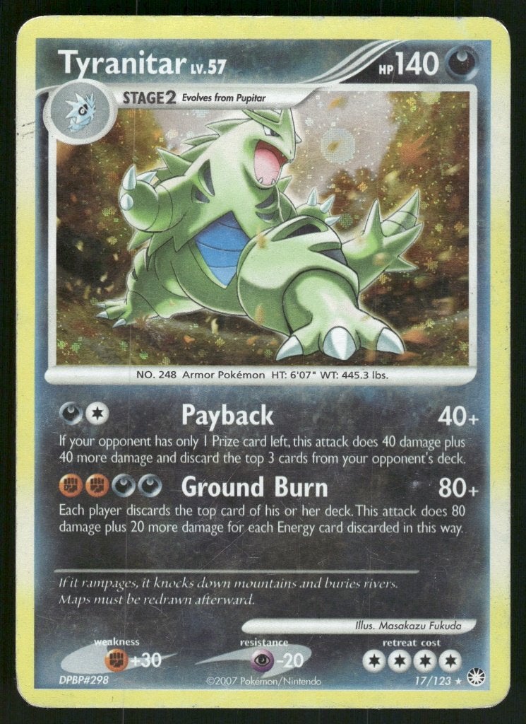Tyranitar 17/123 - Mysterious Treasures (Good), Verzenden, Gebruikt