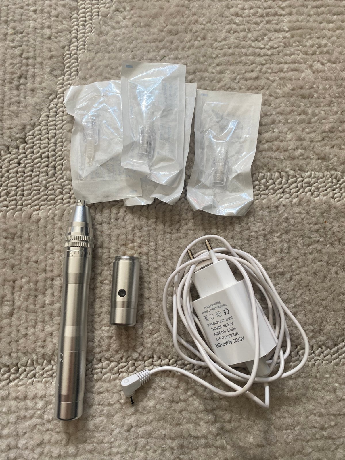 M.pen van mesoestetic te koop (microneedling), Ophalen, Zo goed als nieuw, Gehele gezicht