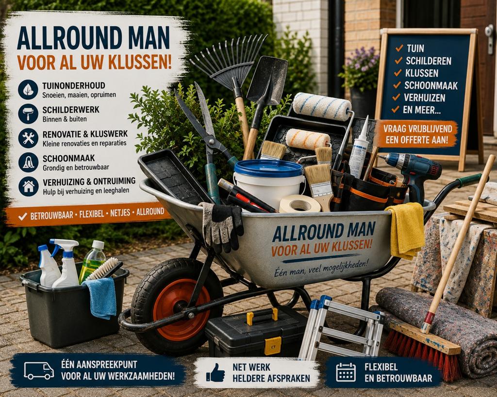 Allroundman, Ophalen of Verzenden
