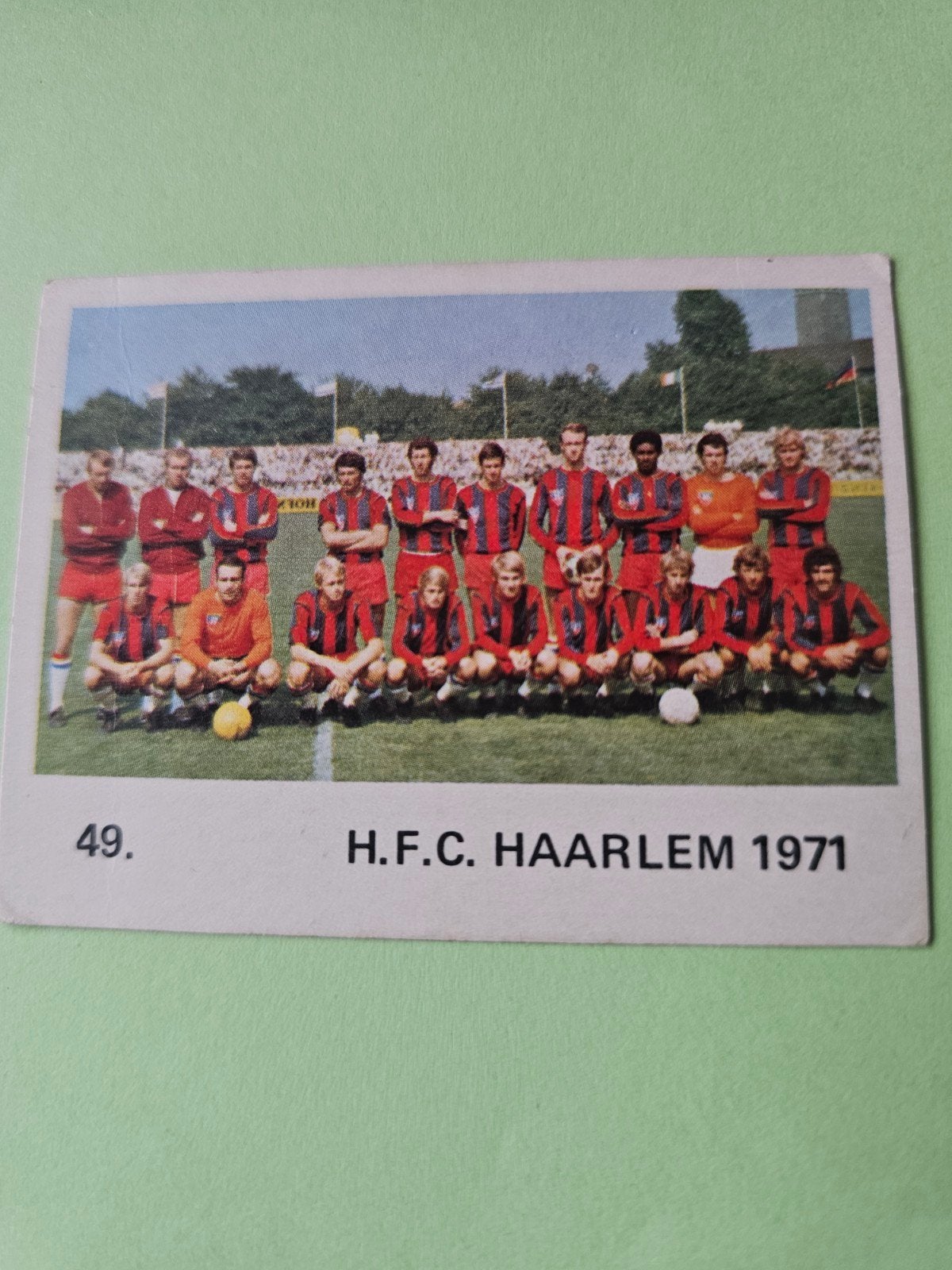 H.F.C. Haarlem 1971  Monty Voetbalplaatje, Ophalen of Verzenden