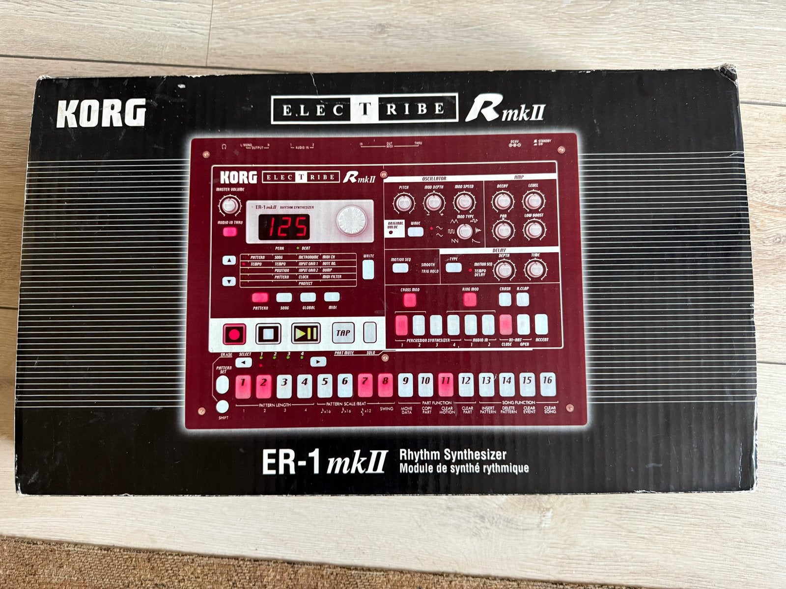 Korg ER-1 MK2 Drumsynthesizer - Nieuwstaat, Collectors Item, Muziek en Instrumenten, Ophalen of Verzenden, Zo goed als nieuw, Korg