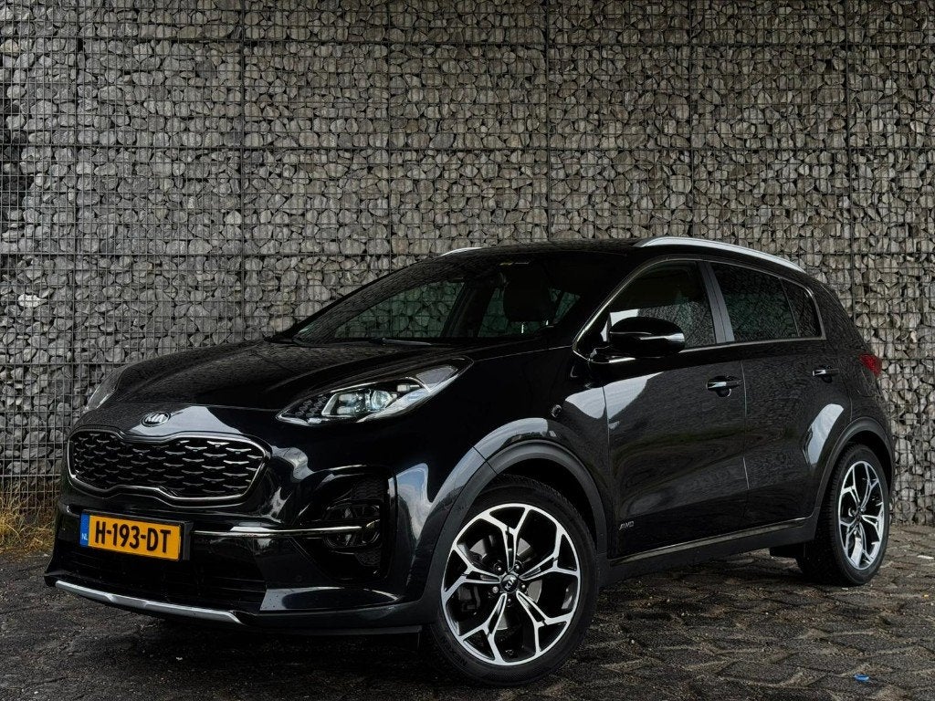 Kia Sportage 1.6 T-GDI AWD GT-LINE | Full Option | Dealer OH, Auto's, Automaat, 4 cilinders, Zwart, Vierwielaandrijving