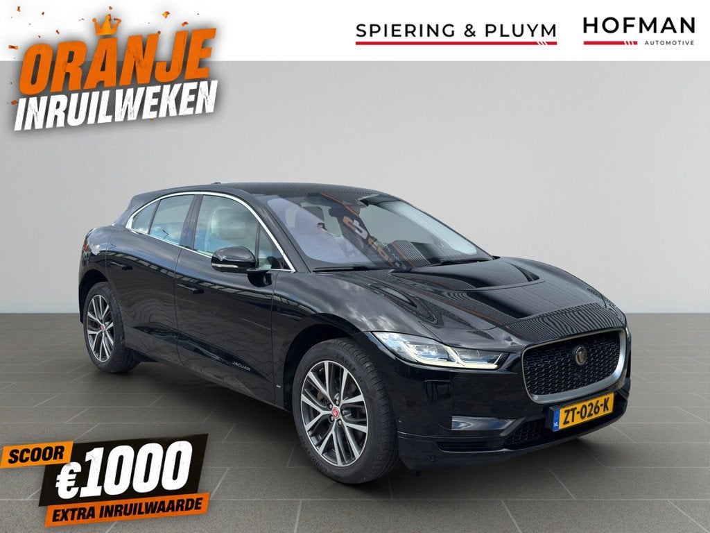 Jaguar I-PACE EV400 SE 90 kWh | 89% SOH | Luchtvering | Meri, Gebruikt, 750 kg, Zwart, SUV of Terreinwagen