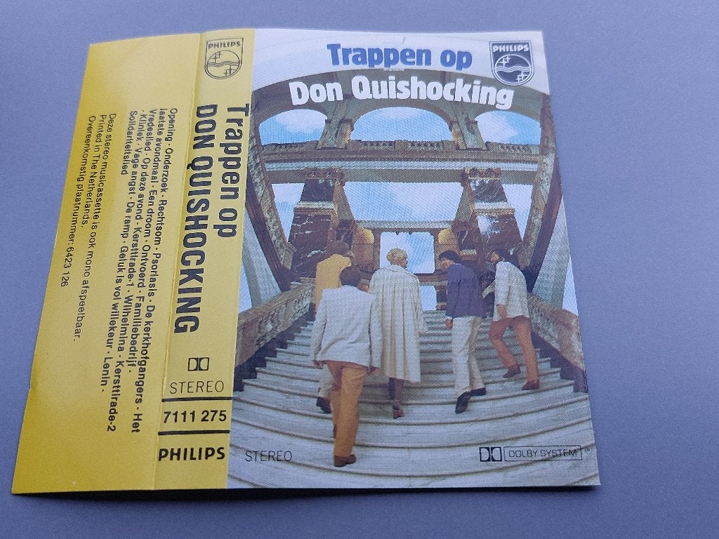 DON QUISHOCKING - TRAPPEN OP (MC), 1 bandje, Ophalen of Verzenden, Zo goed als nieuw, Origineel
