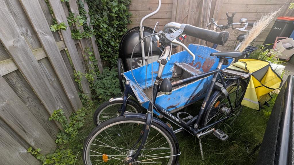 Bakfiets, cargo-puller, regular bike, Fietsen en Brommers, Fietsen | Bakfietsen, Ophalen, Gebruikt, 4 kinderen of meer