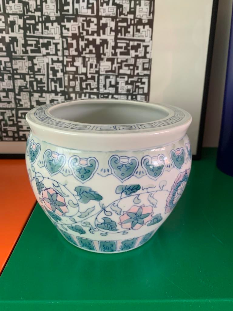 Chineze vaas / fish bowl jaren 50/60, Ophalen of Verzenden
