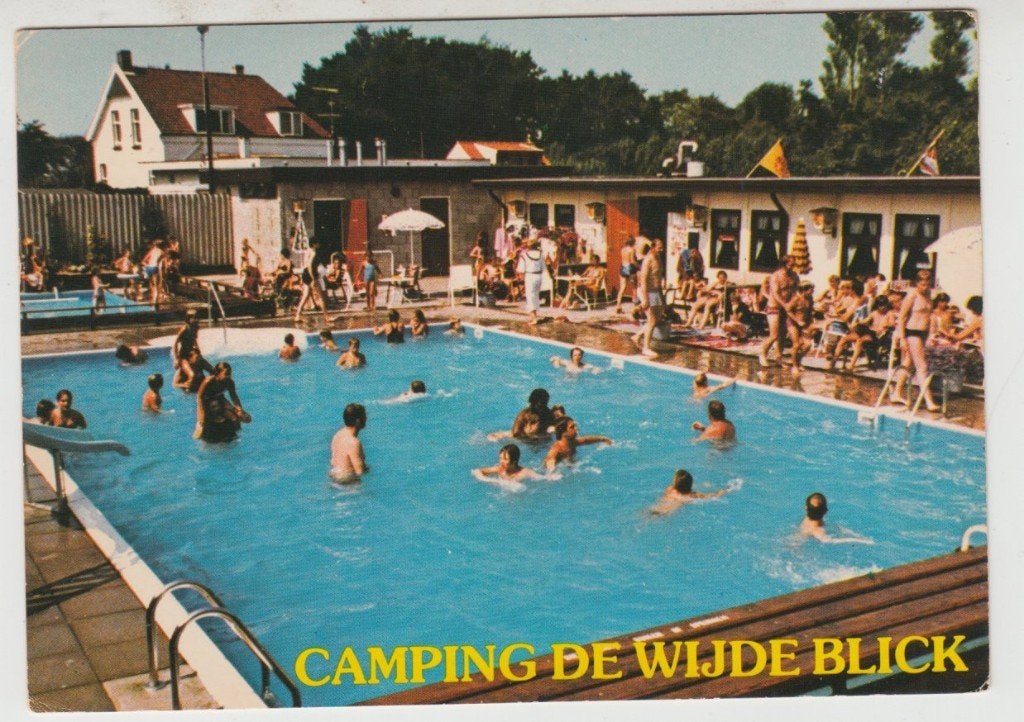 Renesse Camping De Wijde Blick Zwembad Gelopen1987, Ophalen of Verzenden, 1980 tot heden, Ongelopen, Zeeland