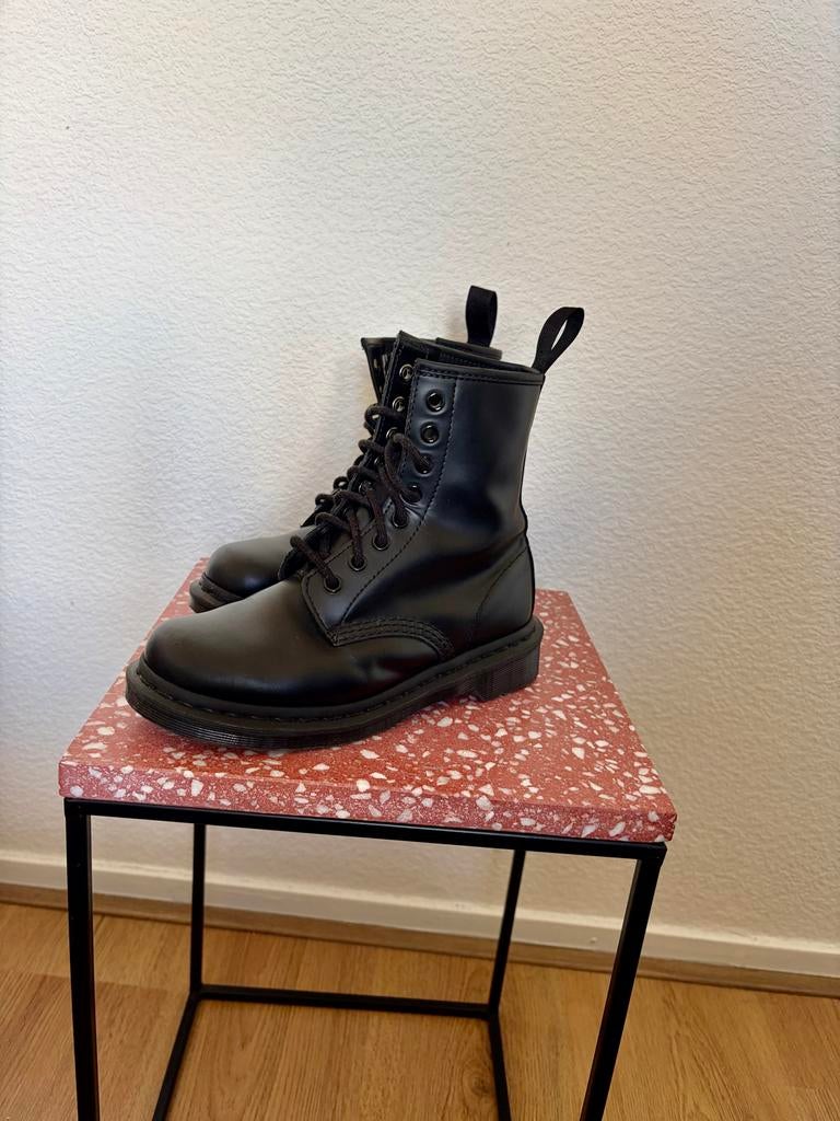 Dr. Martens 1460 Mono Black Laarzen Maat 36, Zwart, Lage of Enkellaarzen, Ophalen of Verzenden, Zo goed als nieuw