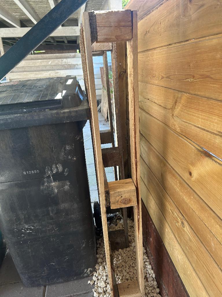Gratis pallet, Ophalen, Zo goed als nieuw, 50 mm of meer, Minder dan 200 cm