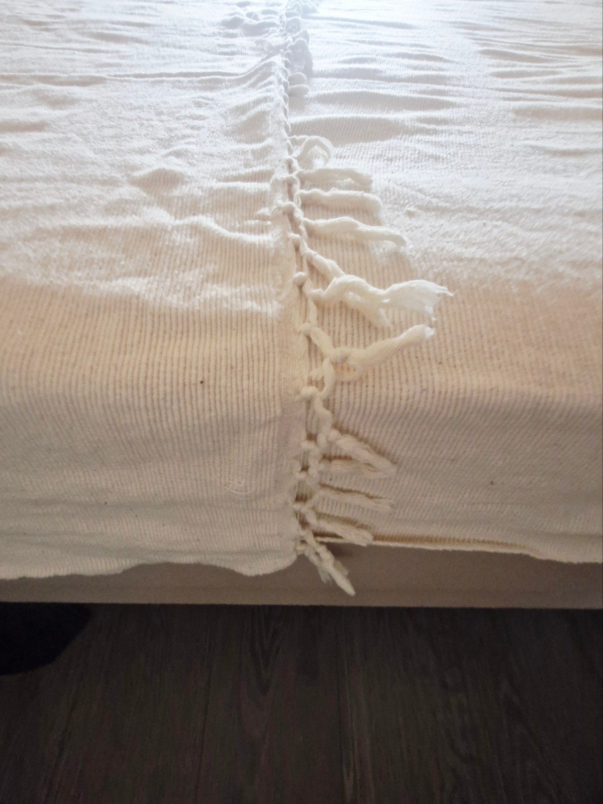 Boho Plaid Sprei 100% Natuurlijk Katoen 2 pers  270x350 cm, Ophalen of Verzenden