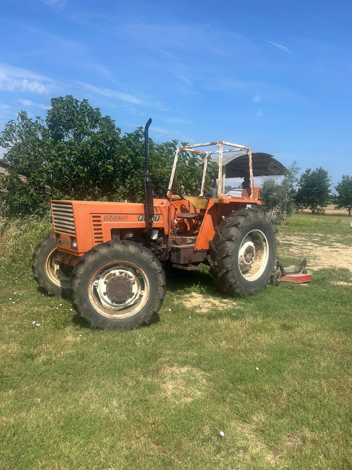 Fiat  670  hdt / ford 3000 / hitachi ZX26u, Ophalen, Gebruikt, Tot 80 Pk, Fiat