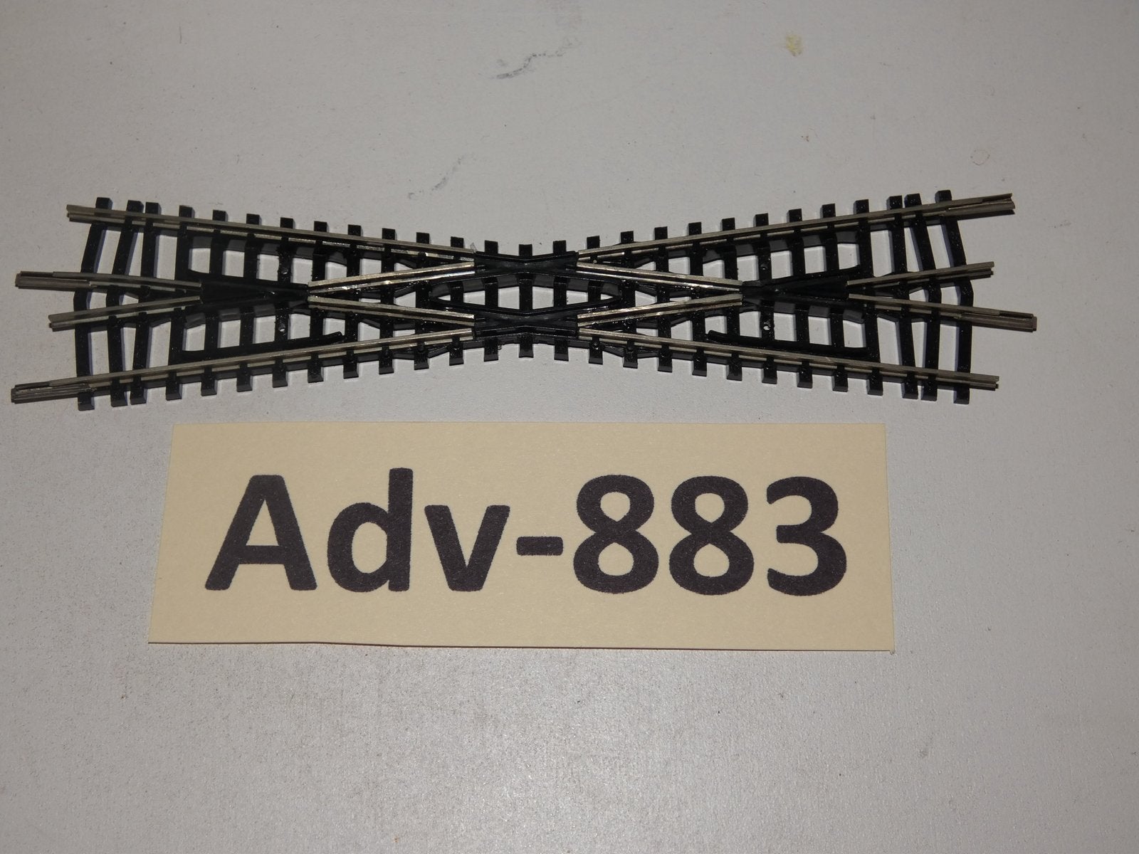 Adv-883 N Spoor Vaste Kruising 14973 Minitrix, Gebruikt, Gelijkstroom, Trix, Rails