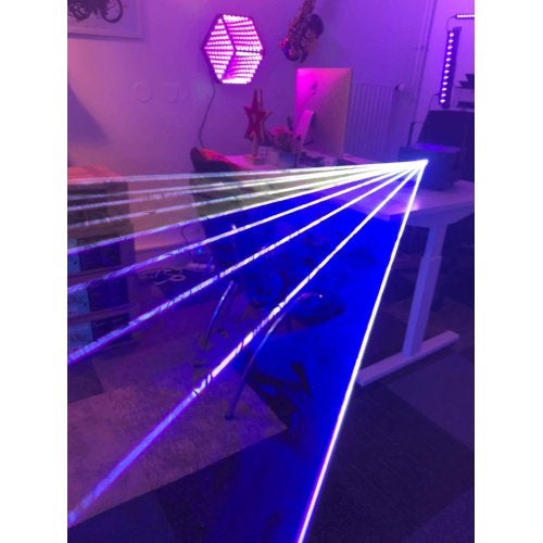 DJLicht 2W en 3W animatie laser met bluetooth en app, Geluidgestuurd, ., Nieuw, Ophalen of Verzenden