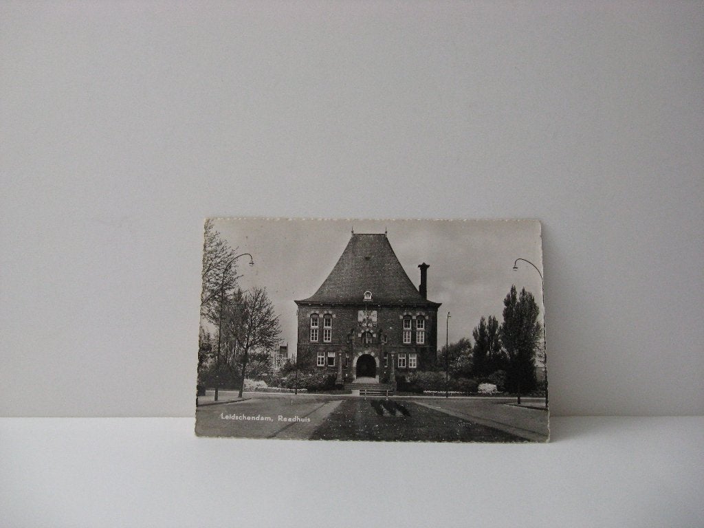 Leidschendam raadhuis, Verzamelen, Ansichtkaarten | Nederland, Verzenden, Voor 1920, Gelopen, Noord-Brabant