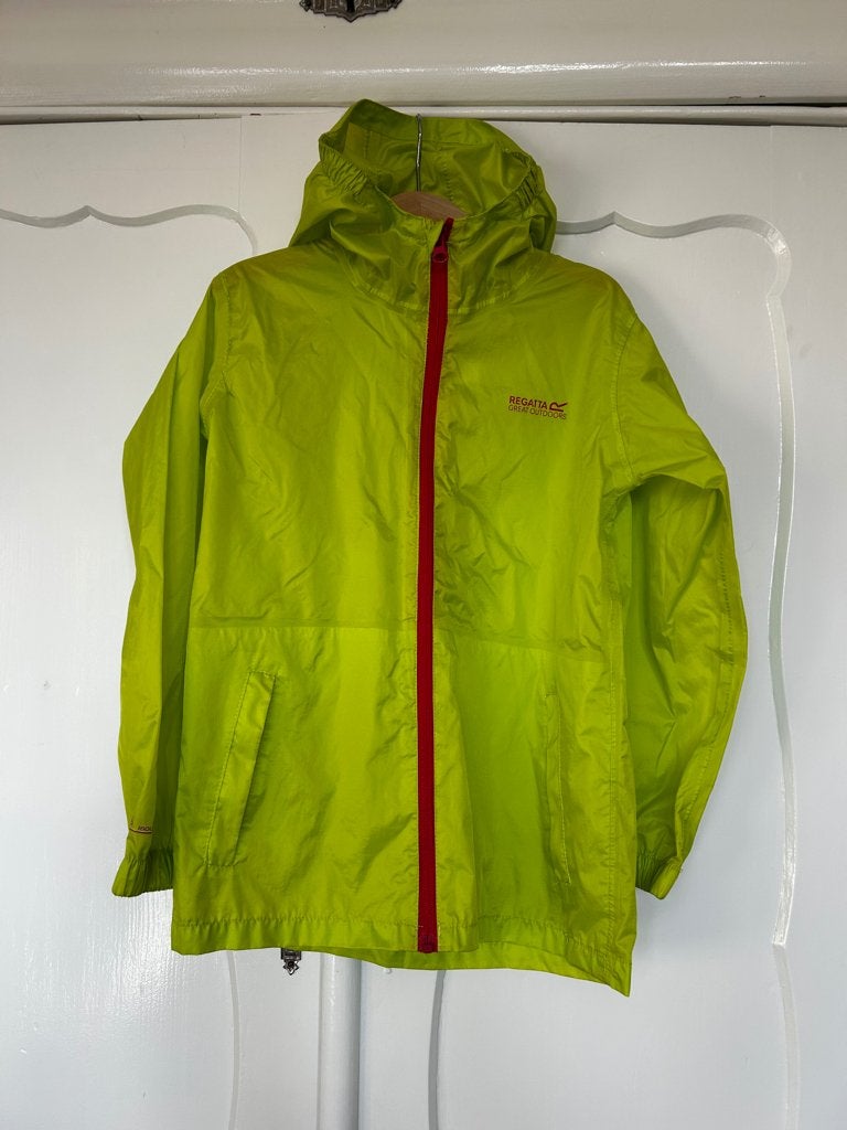 Ragatta regenjas (maat: 146), Caravans en Kamperen, Regenkleding, Ophalen of Verzenden, Zo goed als nieuw, Regenjas, Kinderen