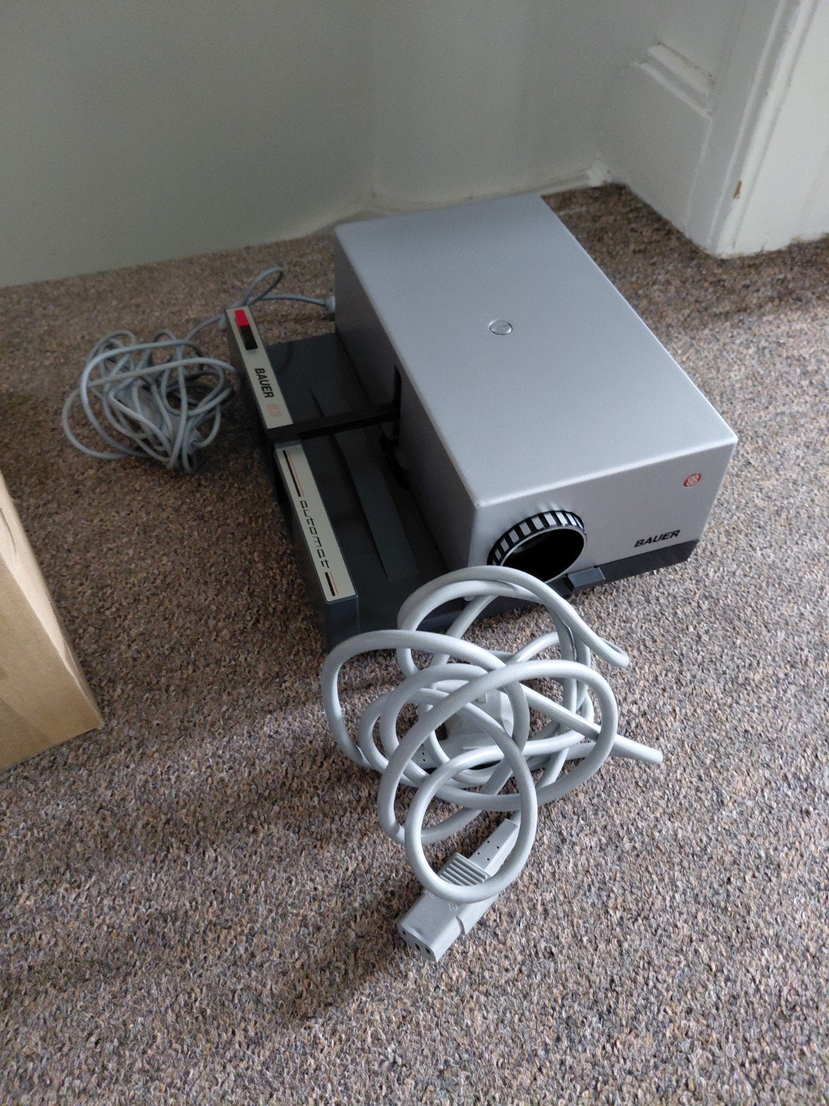 Bauer T17  diaprojector met Koffer, Ophalen of Verzenden, Gebruikt