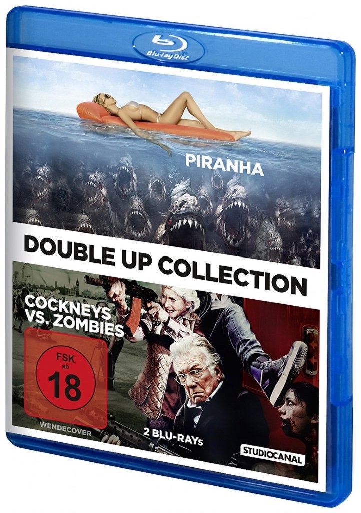 Piranha/Cockneys vs Zombies (2 BLU RAY,ENGELS,DUITSE O.T.!), Cd's en Dvd's, Blu-ray, Verzenden, Boxset, Duits, Duits