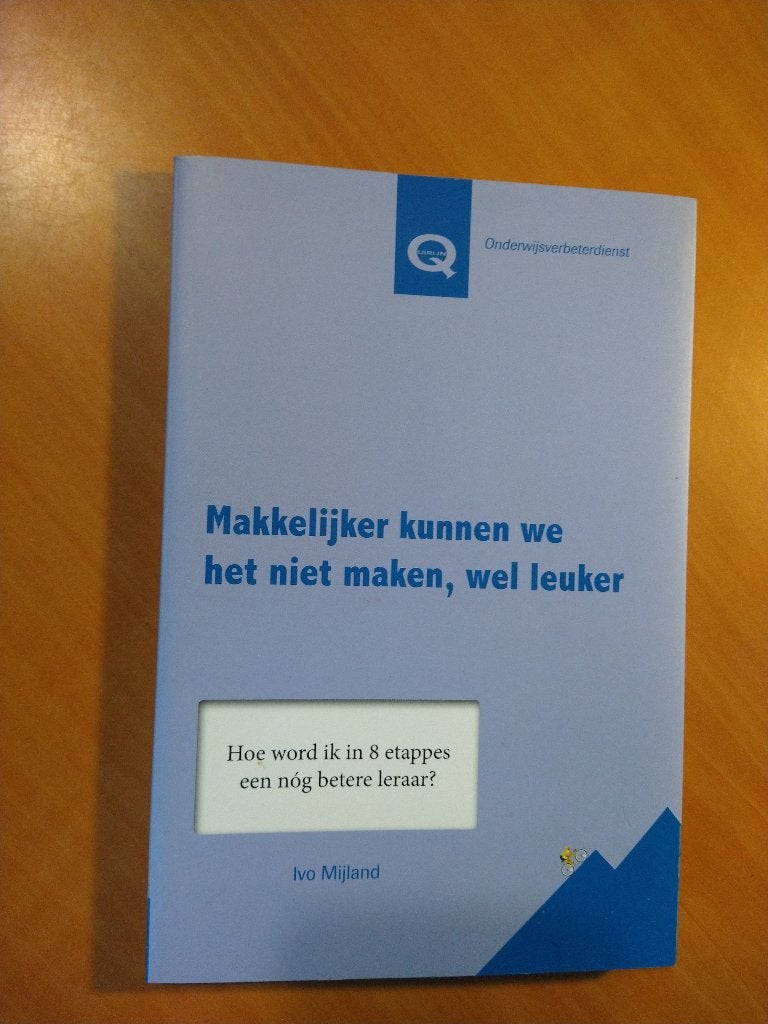 Mijland. Makkelijker kunnen we het niet maken, wel leuker., Ophalen of Verzenden, Beta, Zo goed als nieuw, HBO