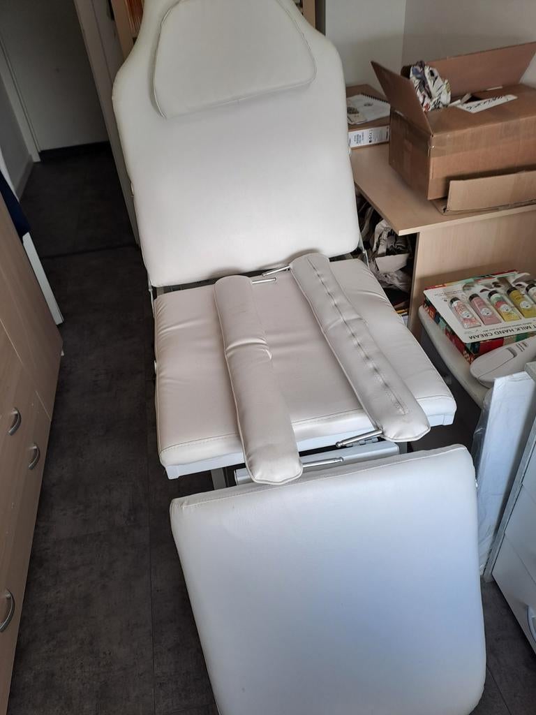 Verstelbare massagestoel +lamp, Ophalen, Massagestoel of Kussen