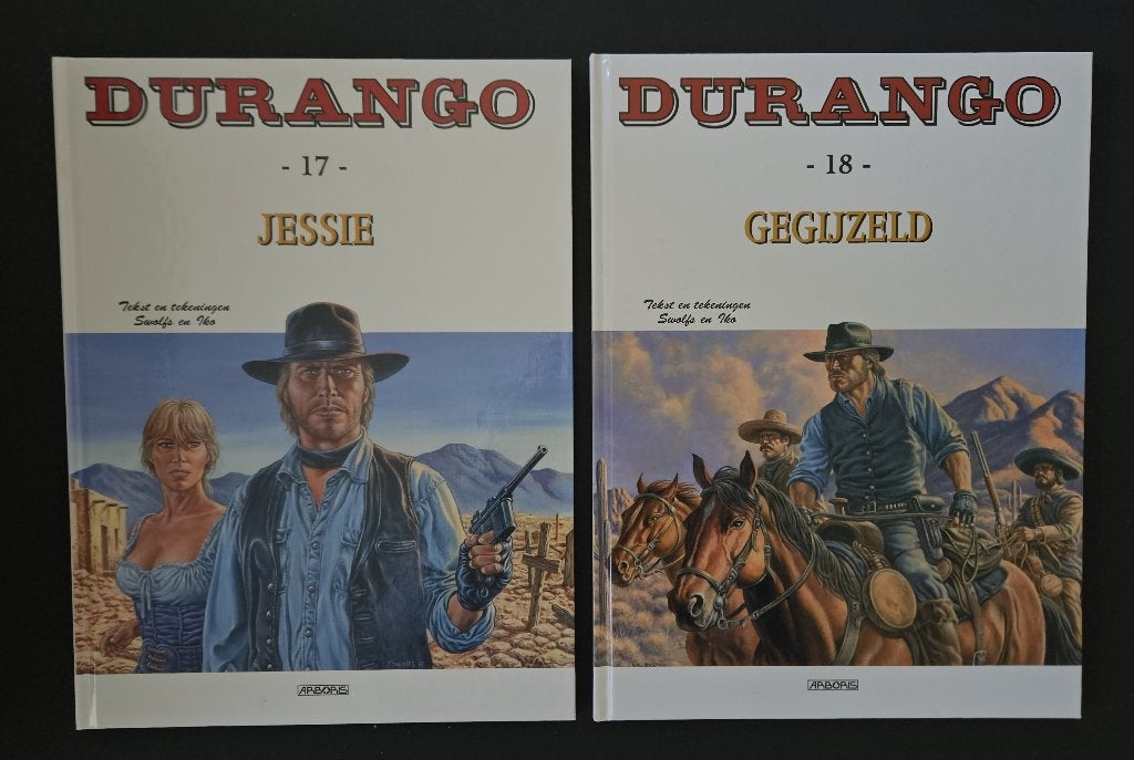 Durango 17 Jessie + 18 Gegijzeld hc - Yves Swolfs - Arboris, Nieuw, Ophalen of Verzenden, Yves Swolfs, Meerdere stripboeken