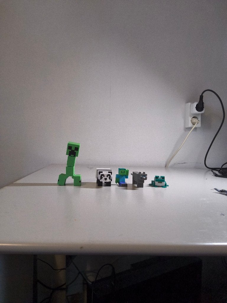 3D geprinte Minecraft set - Creeper & Zombie, Verzamelen, Poppetjes en Figuurtjes, Nieuw, Ophalen of Verzenden