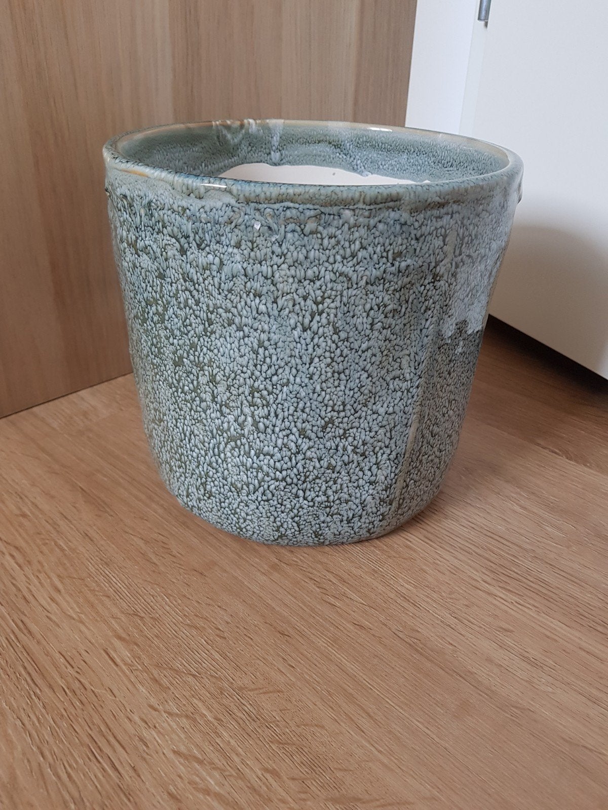 Prachtige bloempot van het merk DK, Rond, Binnen, Ophalen of Verzenden, Zo goed als nieuw