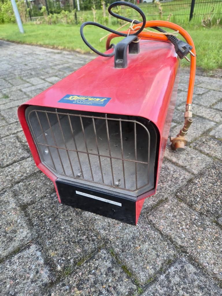 Krachtige 14 kW gasheater voor werkplaats of garage, Ophalen