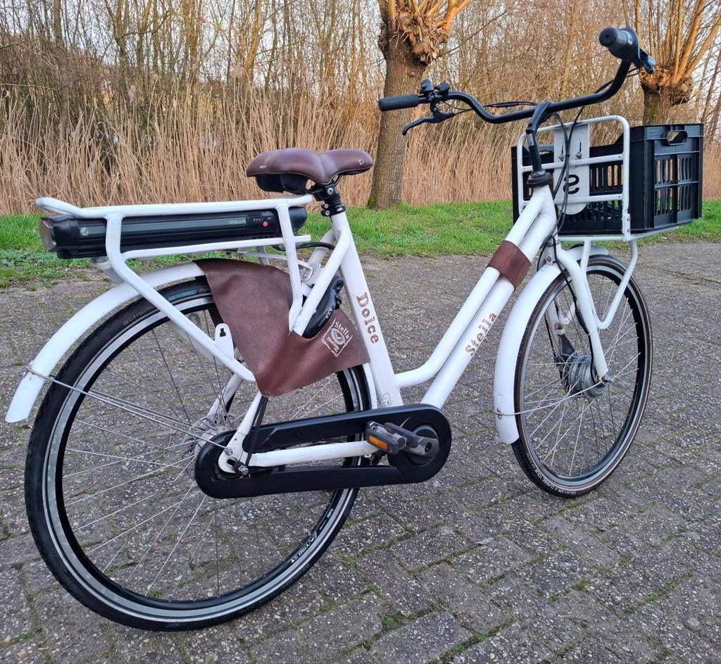 Foto 3 van Elektrische Stella Dolce damesfiets/E-bike,Transportfiets