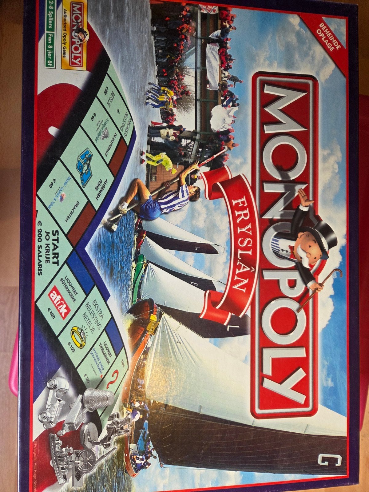 Monopoly Fryslân - Beperkte Oplage Bordspel, Drie of vier spelers, Ophalen, Gebruikt