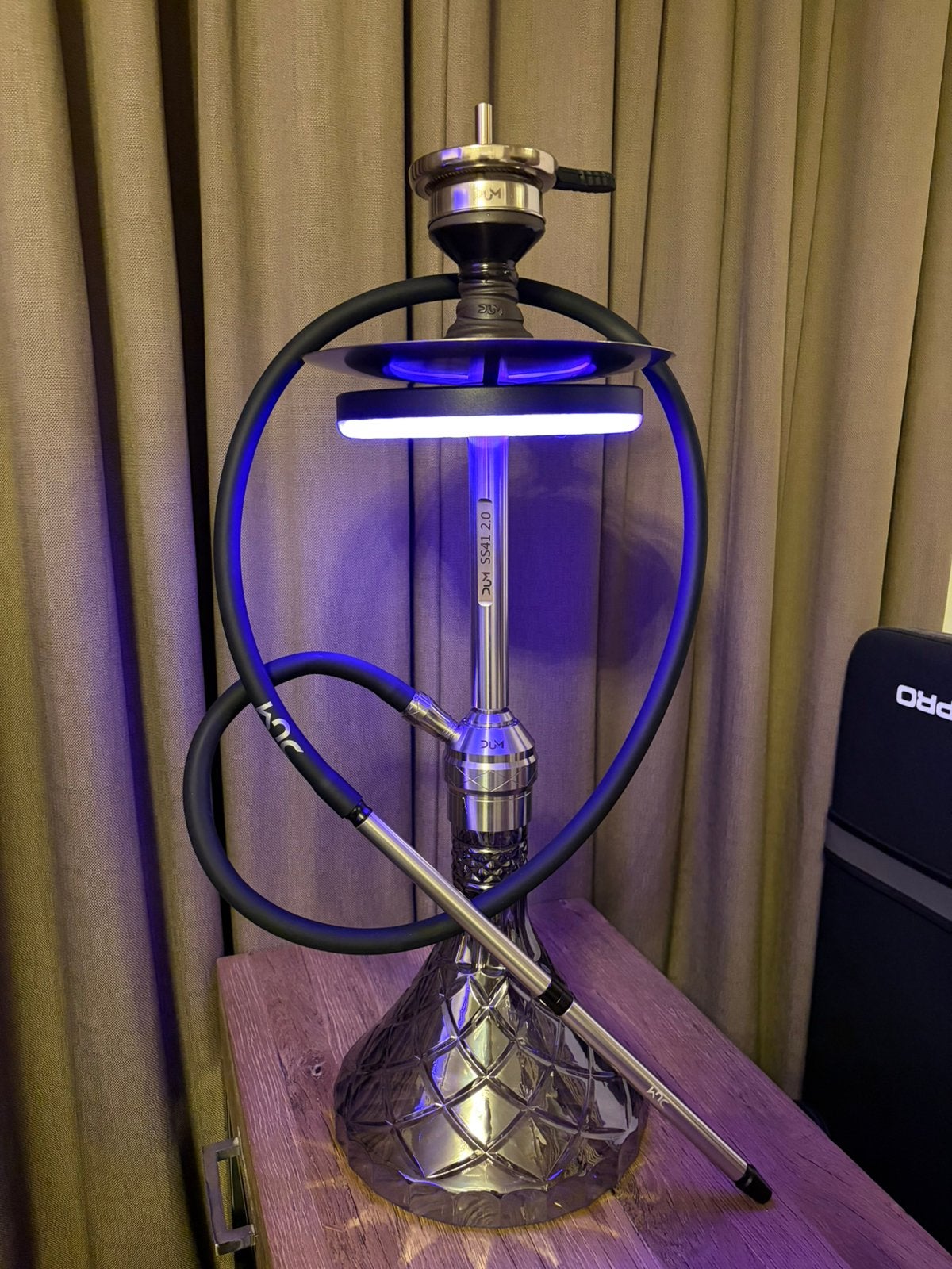 DUM Grande SS41 2.0 waterpijp / shisha met LED, Ophalen of Verzenden, Nieuw