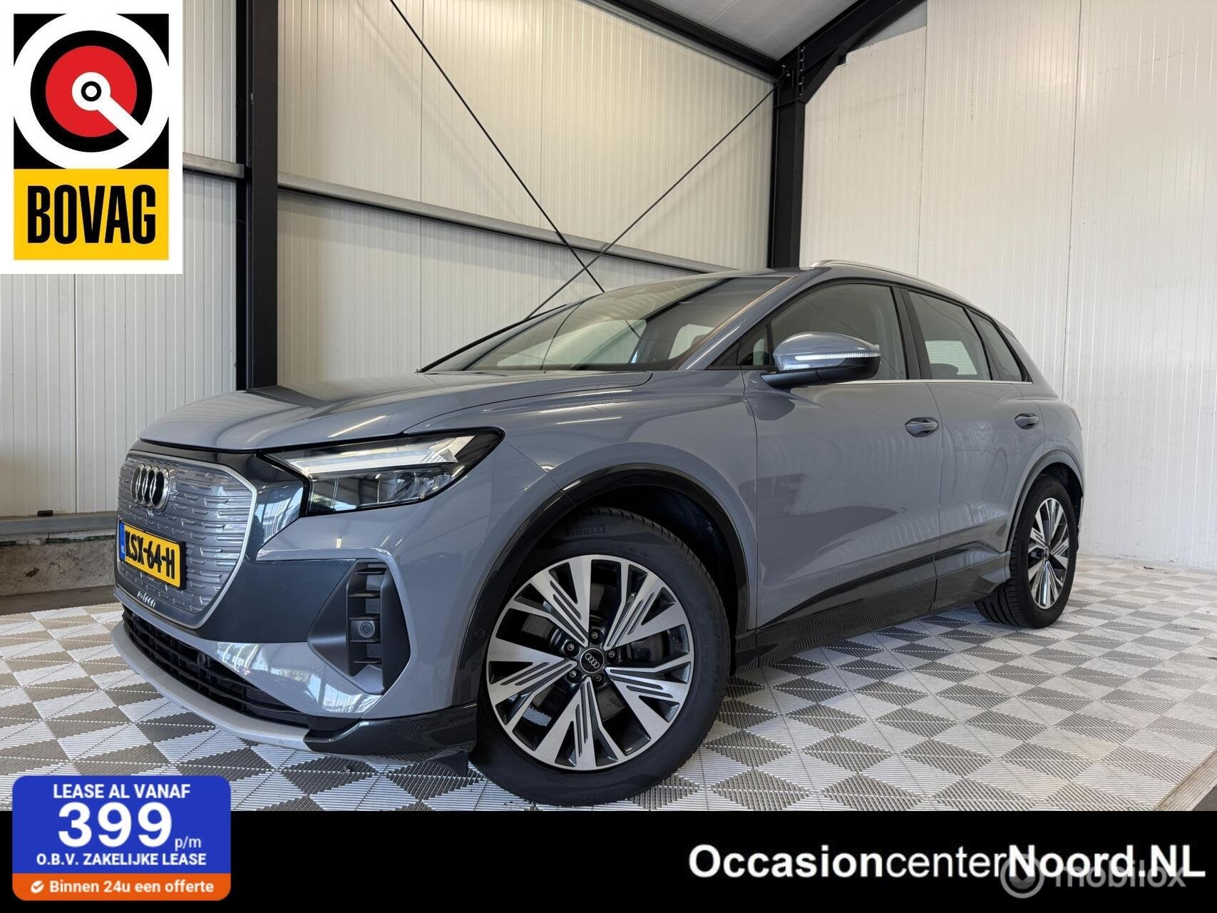 Audi Q4 e-tron 45 quattro S Edition 82 kWh | Leer | SOH 92%, Dealer onderhouden, 33 min, SUV of Terreinwagen, Te koop