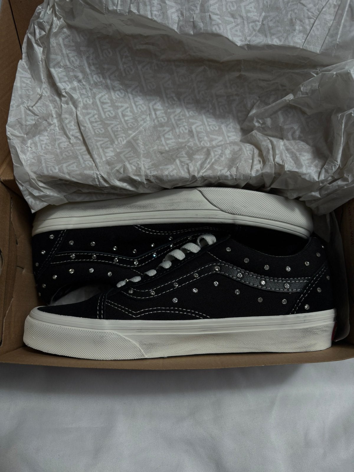 Pearlized Vans Old Skool, Zwart, Nieuw, Ophalen of Verzenden, Sneakers of Gympen