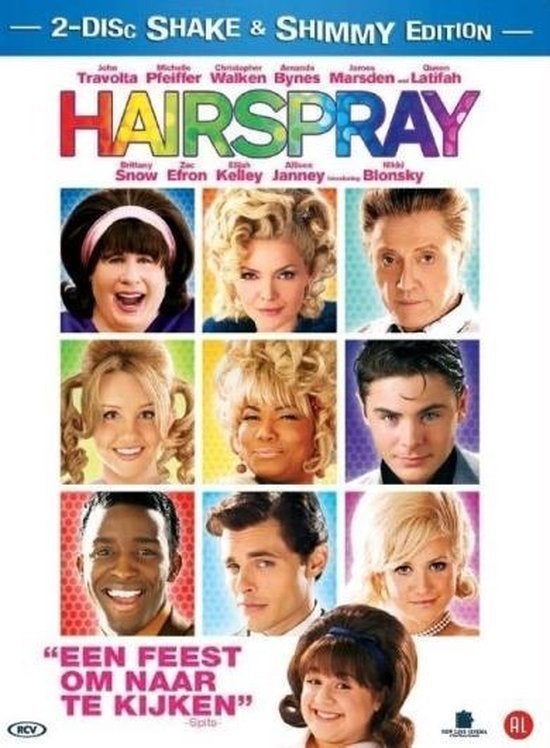 Hairspray - Shake & Shimmy Edition 2 DVD Set 8713045214579, Cd's en Dvd's, Alle leeftijden, Nederlands, Ophalen of Verzenden, Zo goed als nieuw