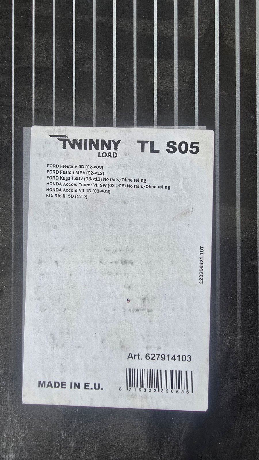 Twinny Load TL S05 dakdragers voor diverse auto's, Auto diversen, Dakdragers, Ophalen of Verzenden, Zo goed als nieuw