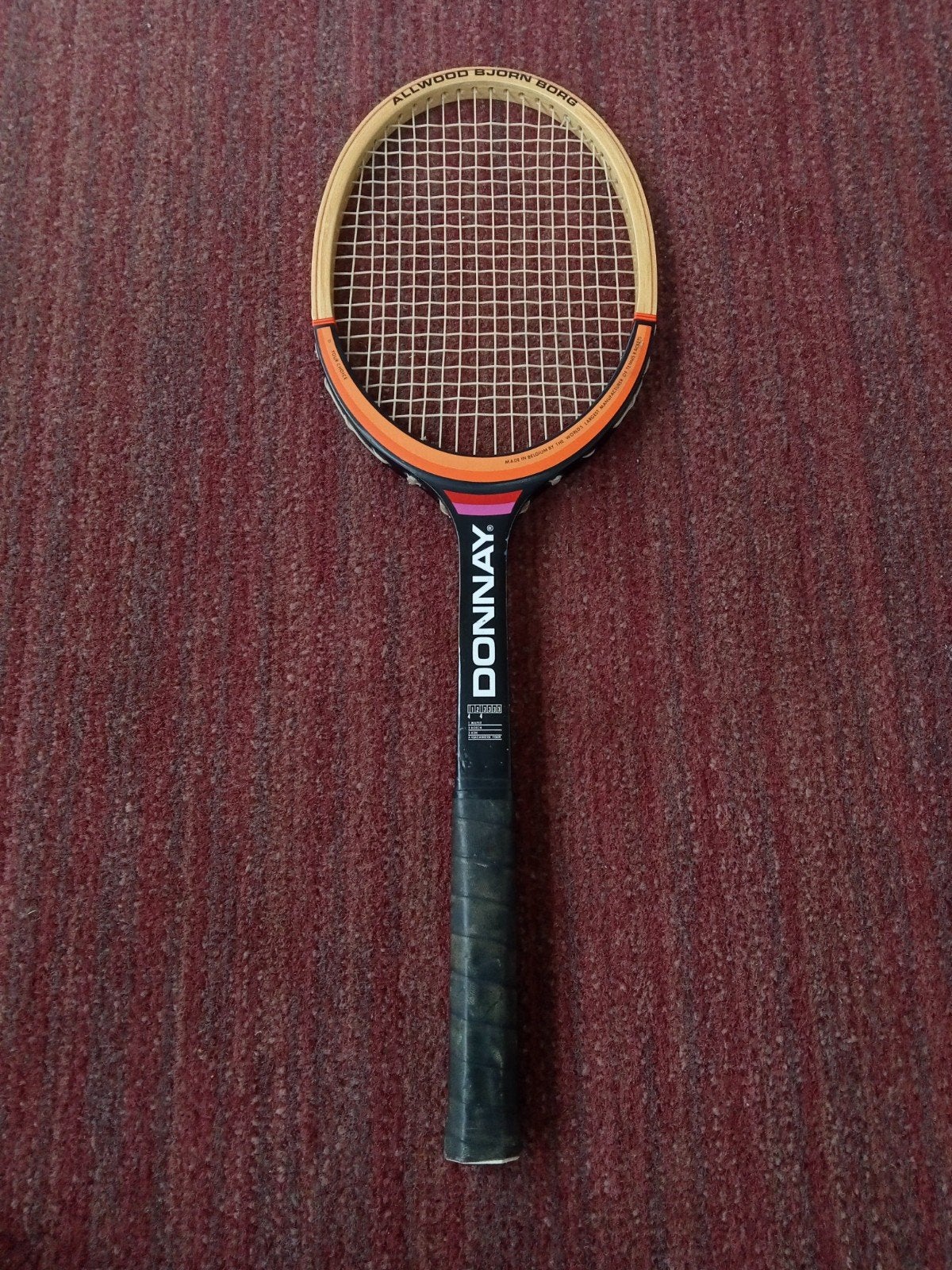 Vintage Donnay Björn Borg tennisracket, Ophalen of Verzenden, Gebruikt, Racket, Overige merken