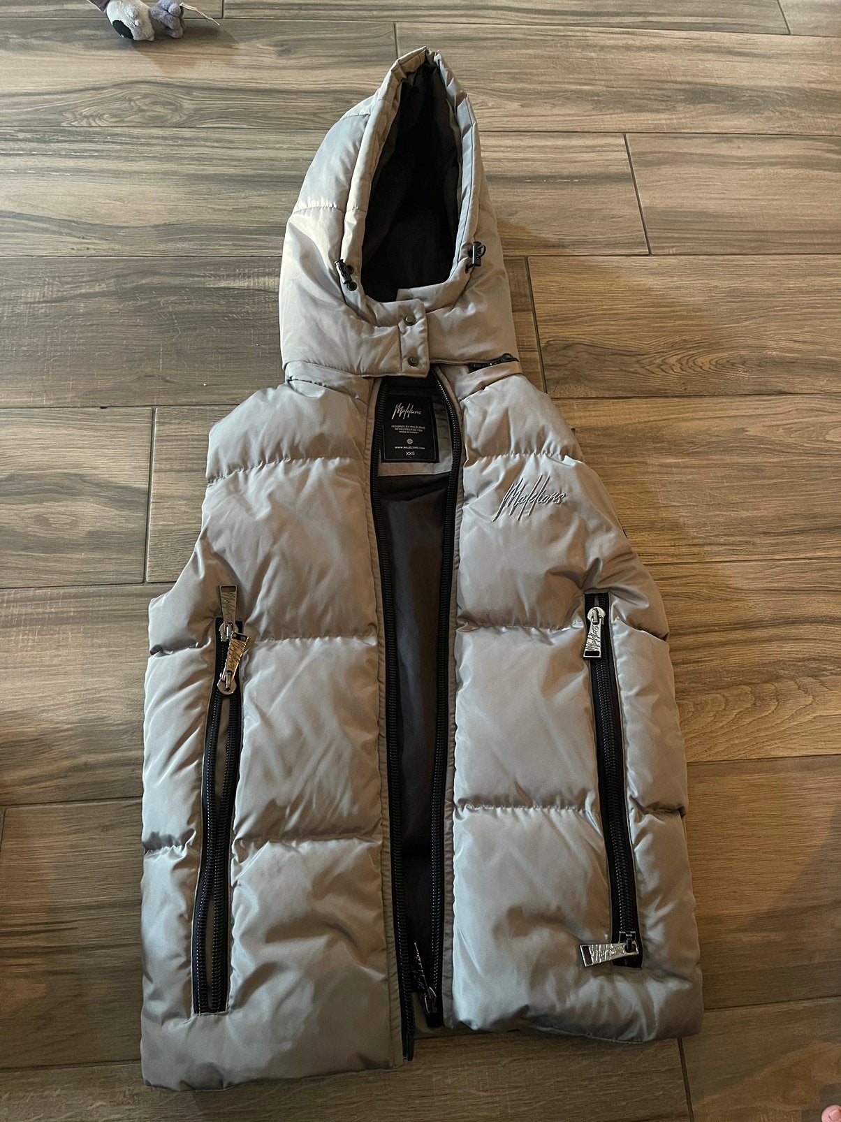 3/5 keer aangehad orginele malelions bodywarmer mt: xxs, Ophalen of Verzenden, Zo goed als nieuw, Maat 46 (S) of kleiner, Zwart