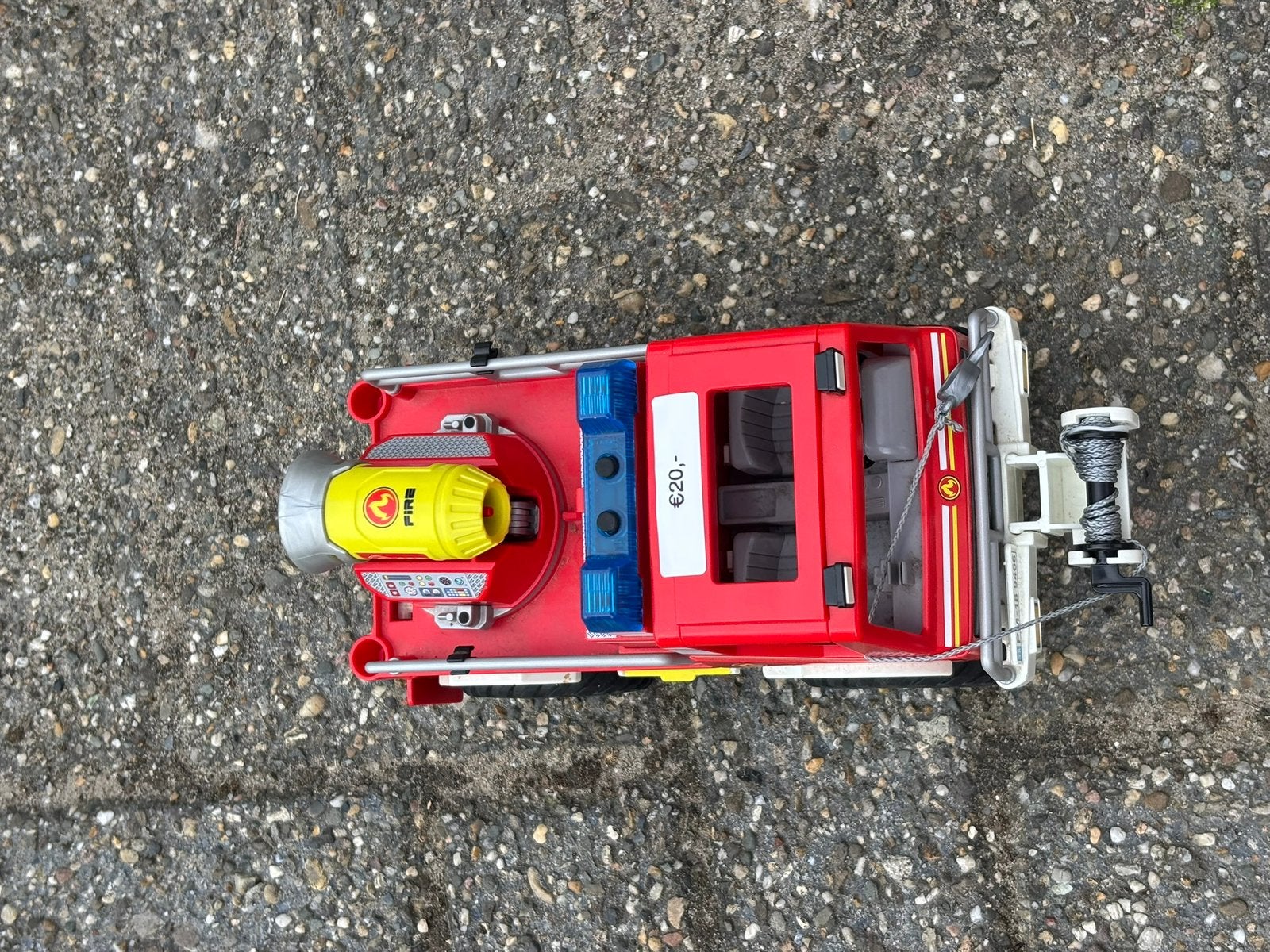 Playmobil Brandweerwagen met Waterkanon, Ophalen of Verzenden, Gebruikt