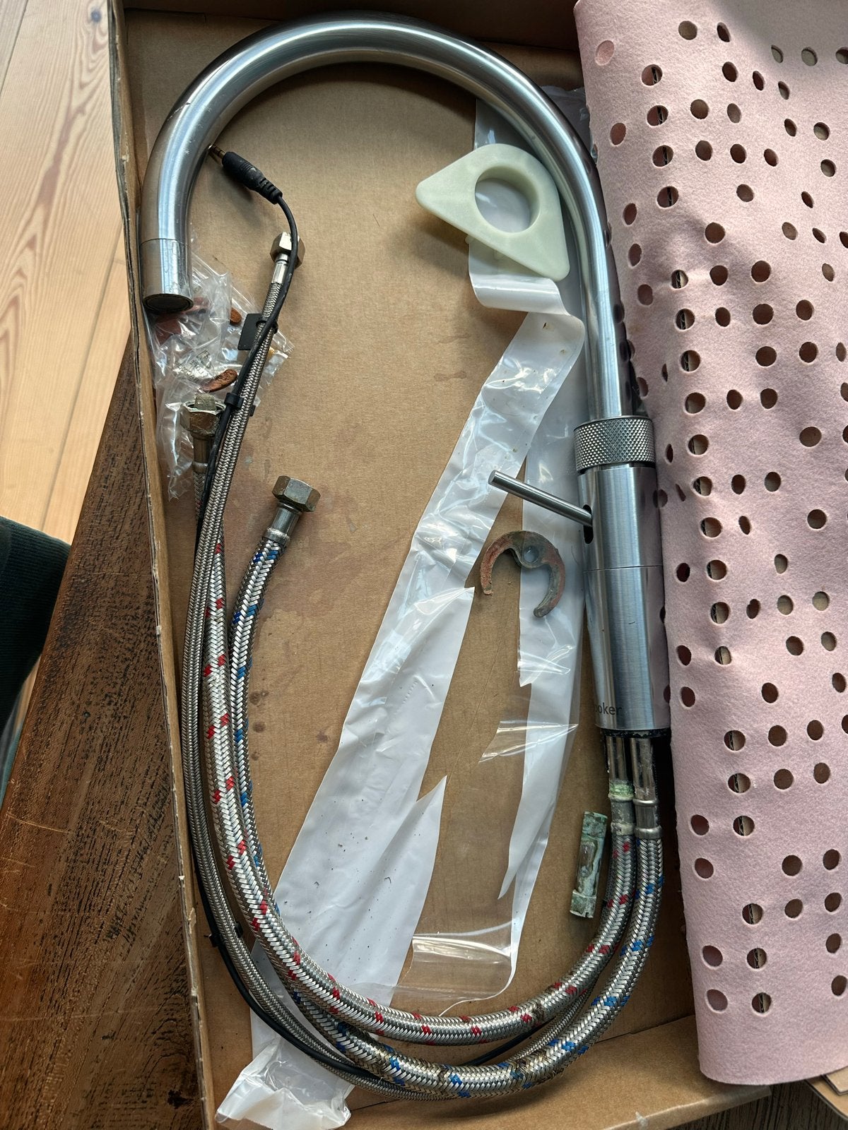 Quooker Fusion kraan mat rvs (kokend water defect), Huis en Inrichting, Gebruikt, Zilver, Ophalen of Verzenden, Metaal