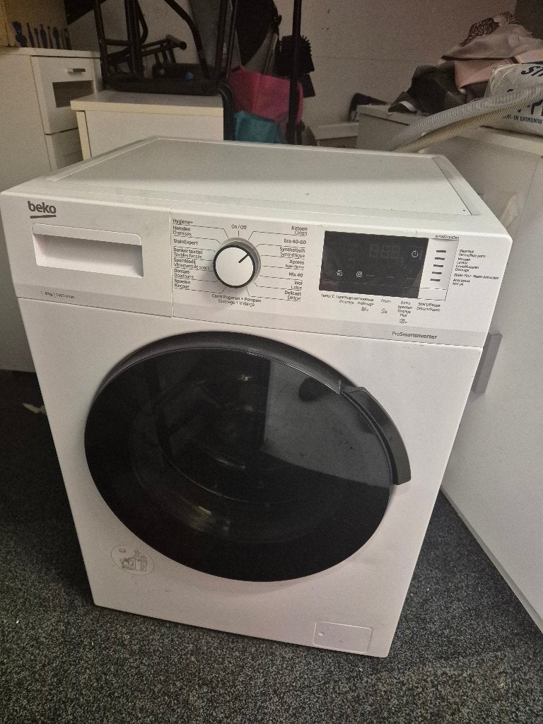 Wasmachine beko, Ophalen, Gebruikt, Wolwasprogramma, Voorlader