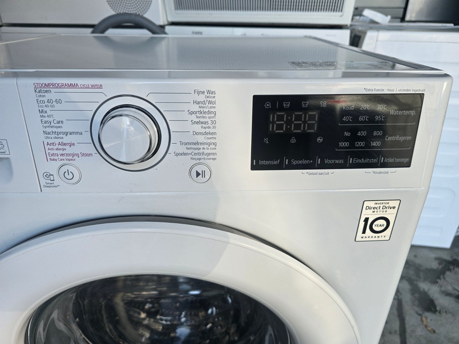 Prachtige LG Directdrive wasmachine! 8KG! Garantie! Witgood✅, 1200 tot 1600 toeren, LG, 8 tot 10 kg, Refurbished