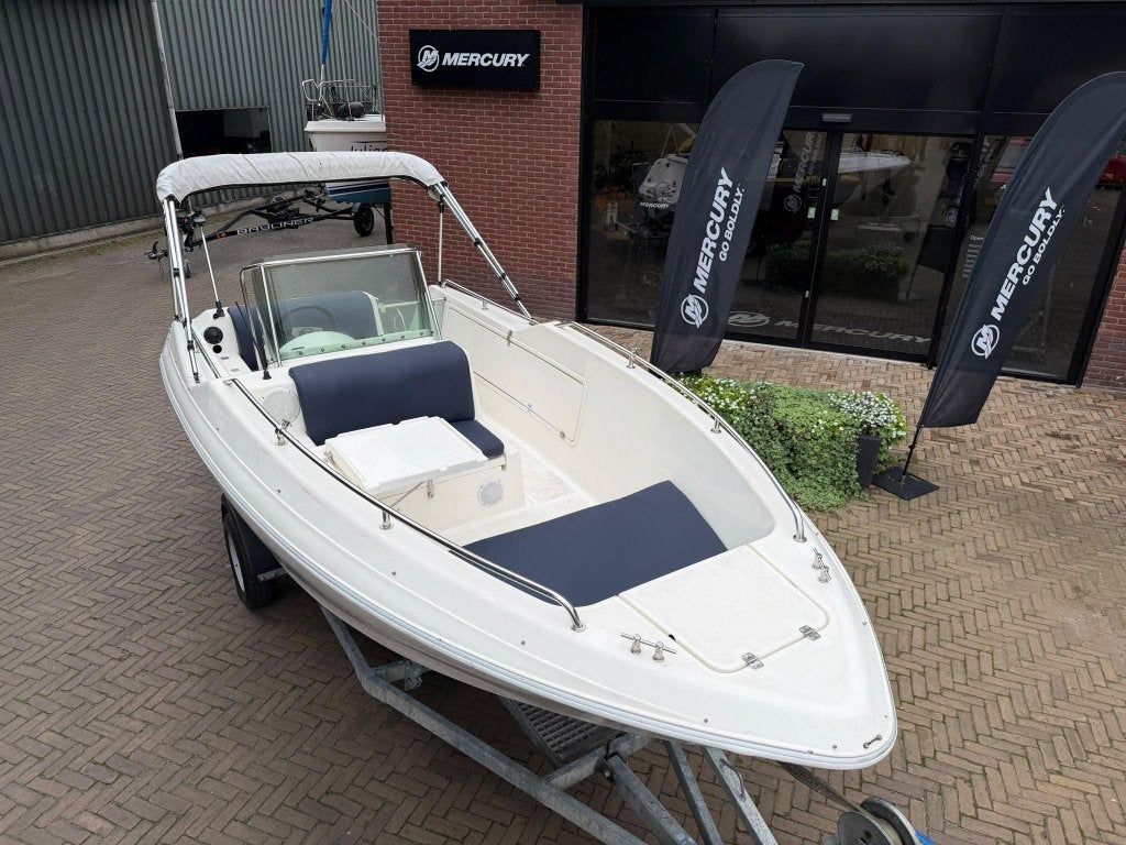Clever 510 / Consoleboot / Trailer!, 5 m, Gebruikt, Overige merken, Polyester