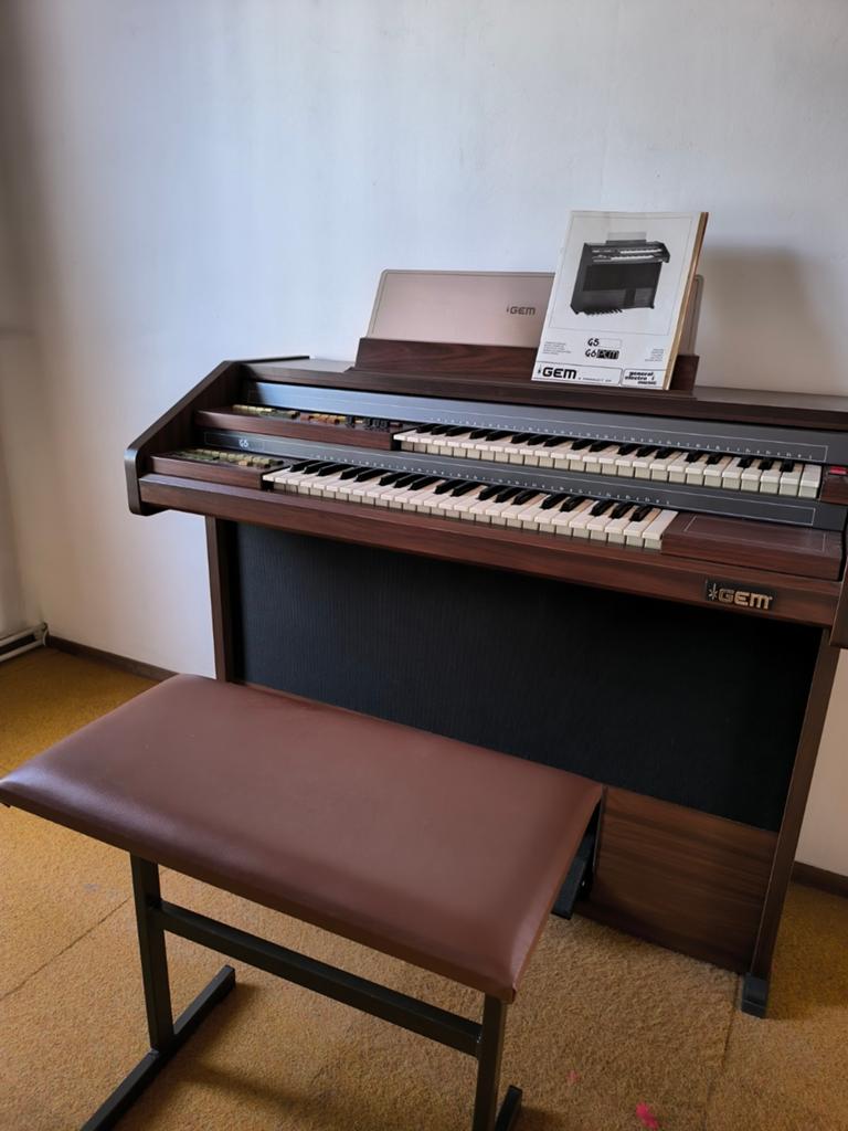 GEM Orgel GS 6000 met 2 klavieren en handleiding, Ophalen of Verzenden, Gebruikt, 2 klavieren, Orgel