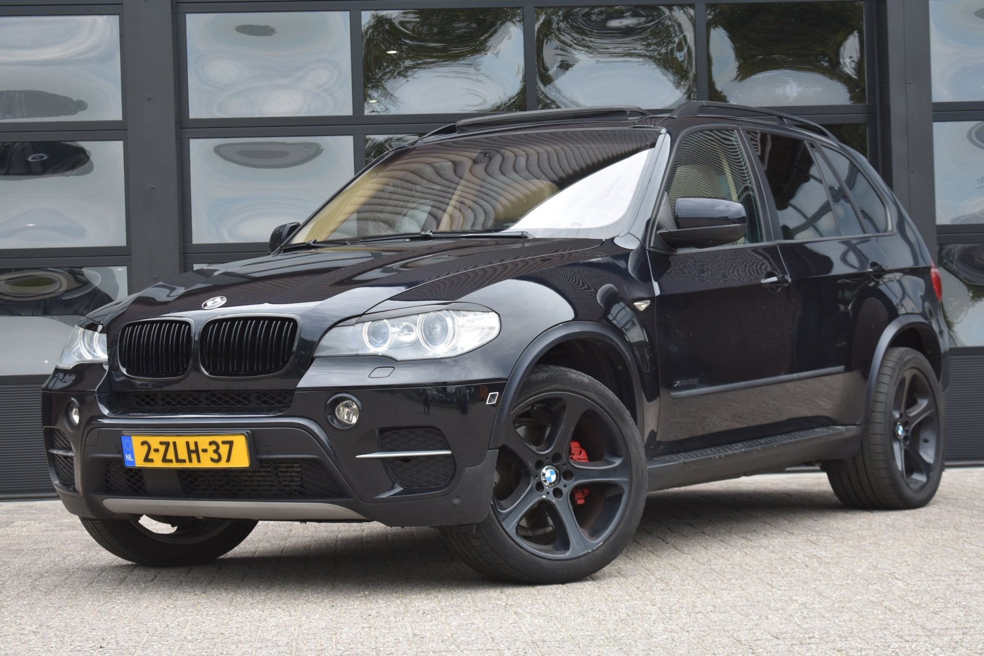 BMW X5 XDrive35i High Executive '11 Pano Leder Clima Navi Cr, Auto's, Euro 5, Gebruikt, Parkeercamera, Zwart