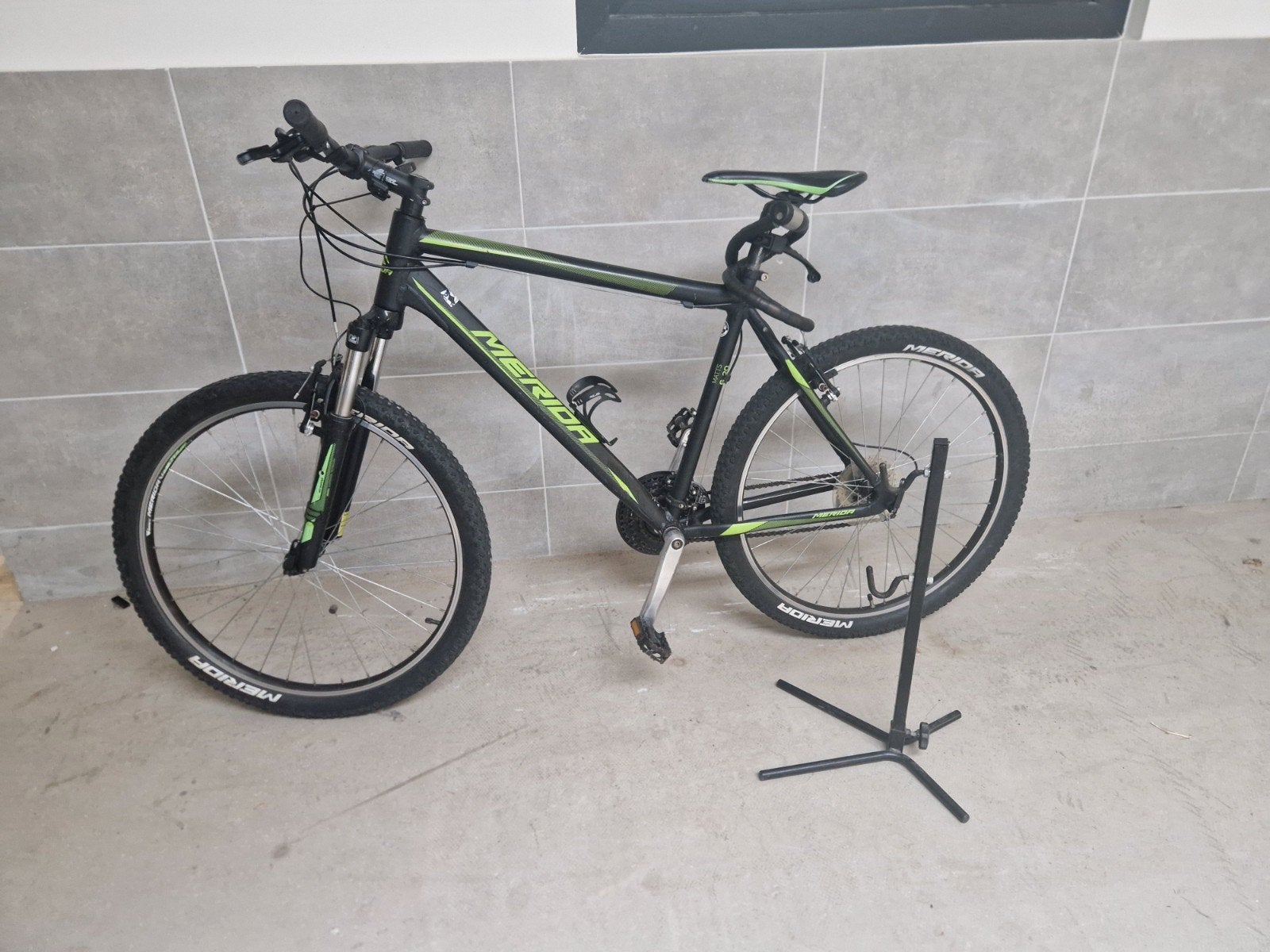 Merida Matts 26 inch Mountainbike - Zwart/Groen, Fietsen en Brommers, Ophalen of Verzenden, Gebruikt, Heren, Merida
