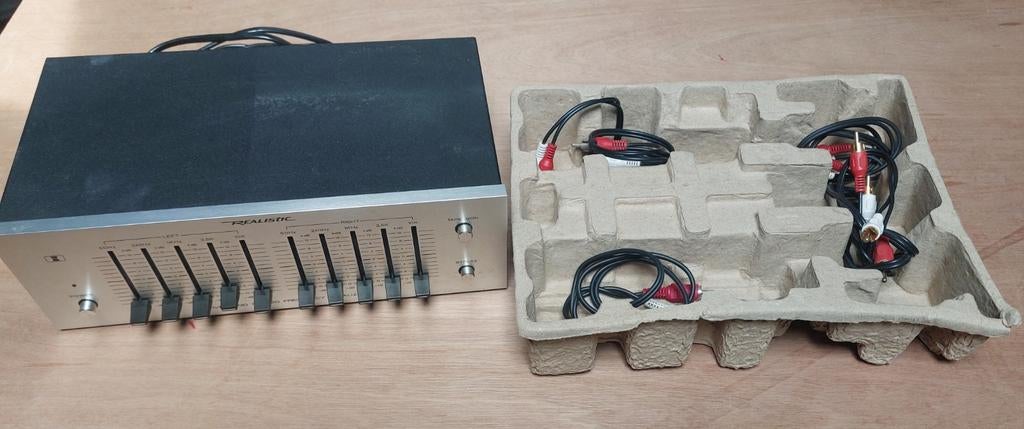 Realistic Equalizer - Vintage Audio Processor, Audio, Tv en Foto, Versterkers en Receivers, Ophalen of Verzenden