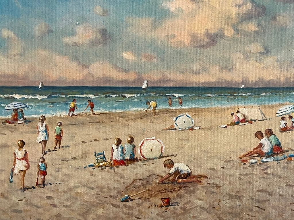 Leen van Vugt, heerlijk dagje aan het strand, Ophalen